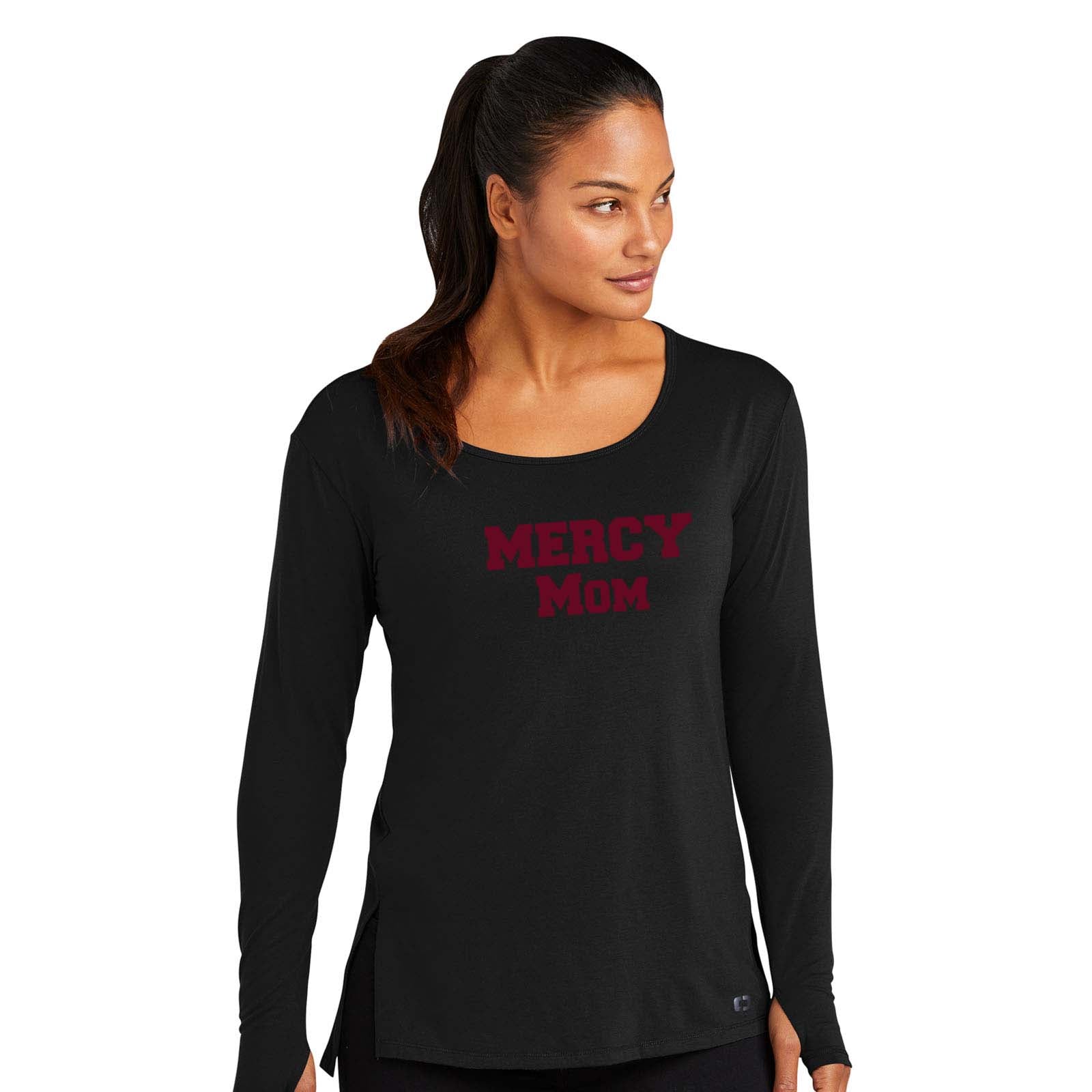 Mercy High School Spirit OGIO Ladies Luuma Long Sleeve Tunic Printed - Mato & Hash