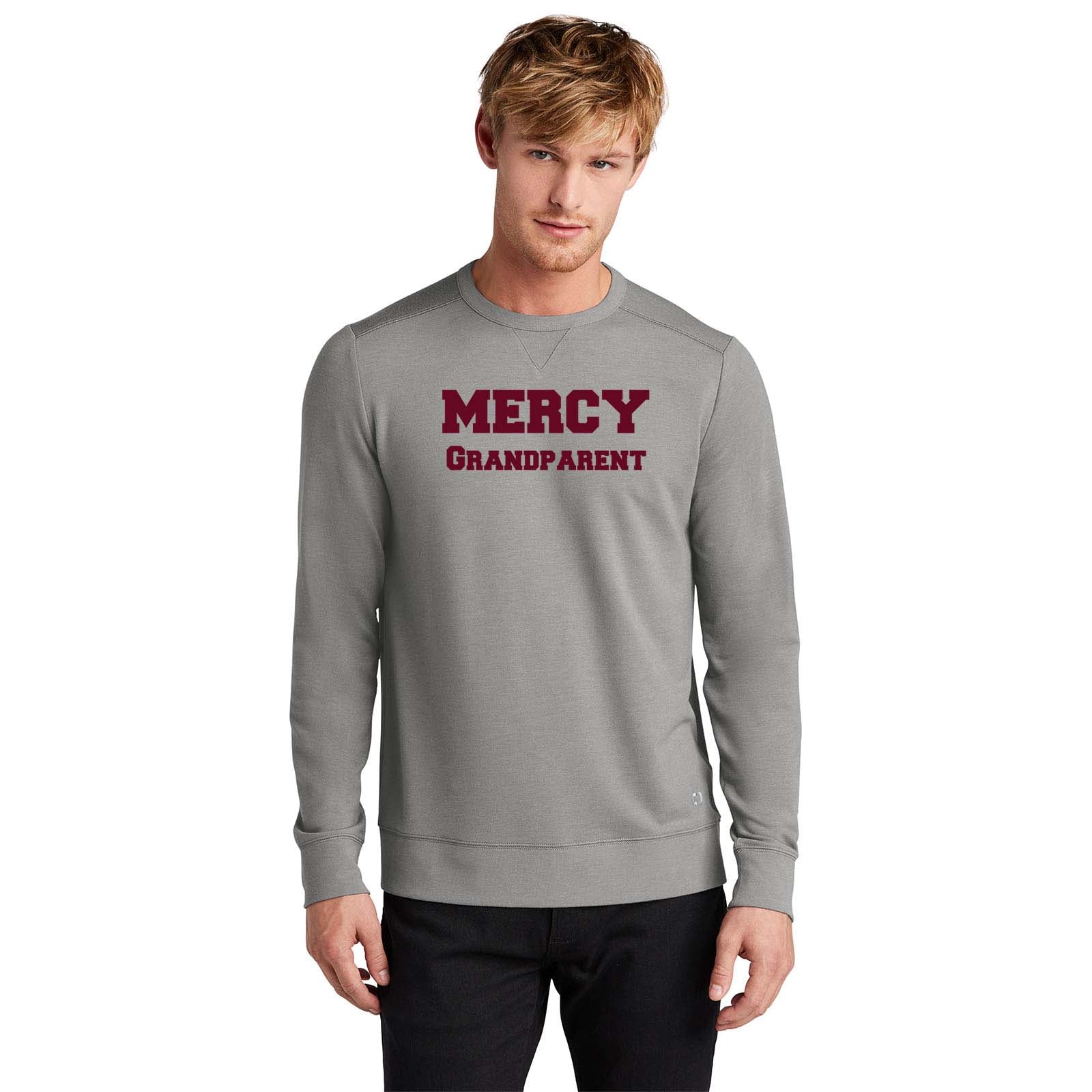 Mercy High School Spirit OGIO Luuma Flex Long Sleeve Crew Printed - Mato & Hash