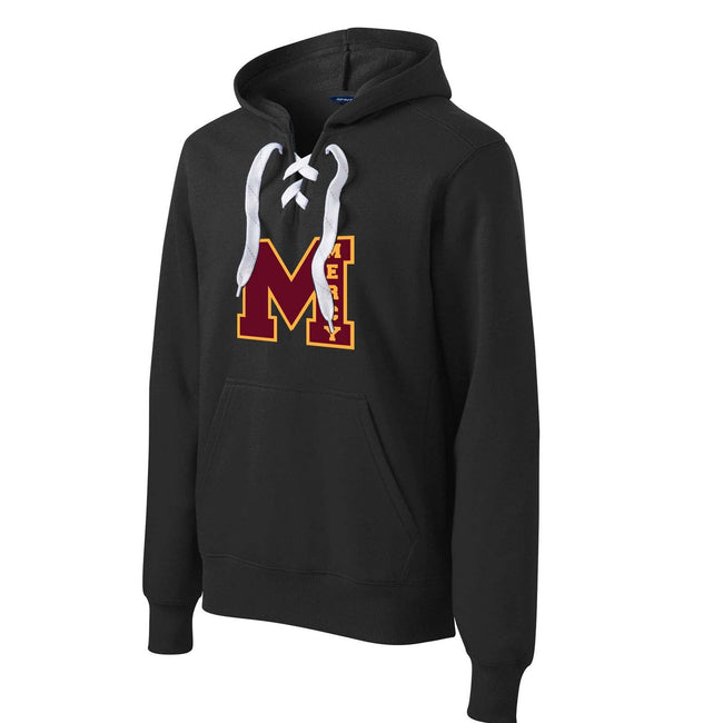 Mercy HS - Mercy Crest Sport-Tek Lace Up Hoodie
