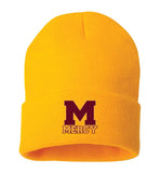 Mercy High School Sportsman Solid 12" Cuffed Beanie Embroidery - Mato & Hash