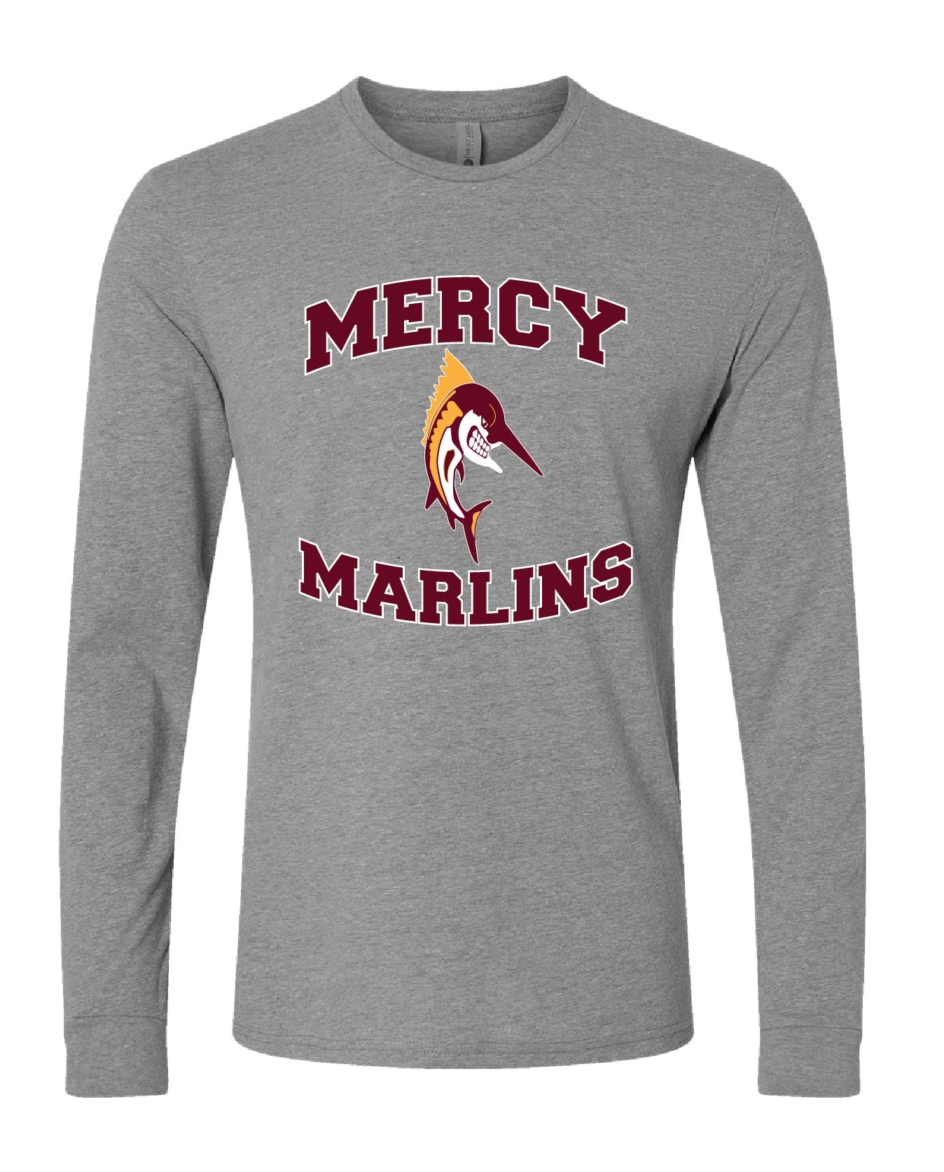 Mercy High School Unisex Blended Long Sleeve T-Shirt - Mato & Hash