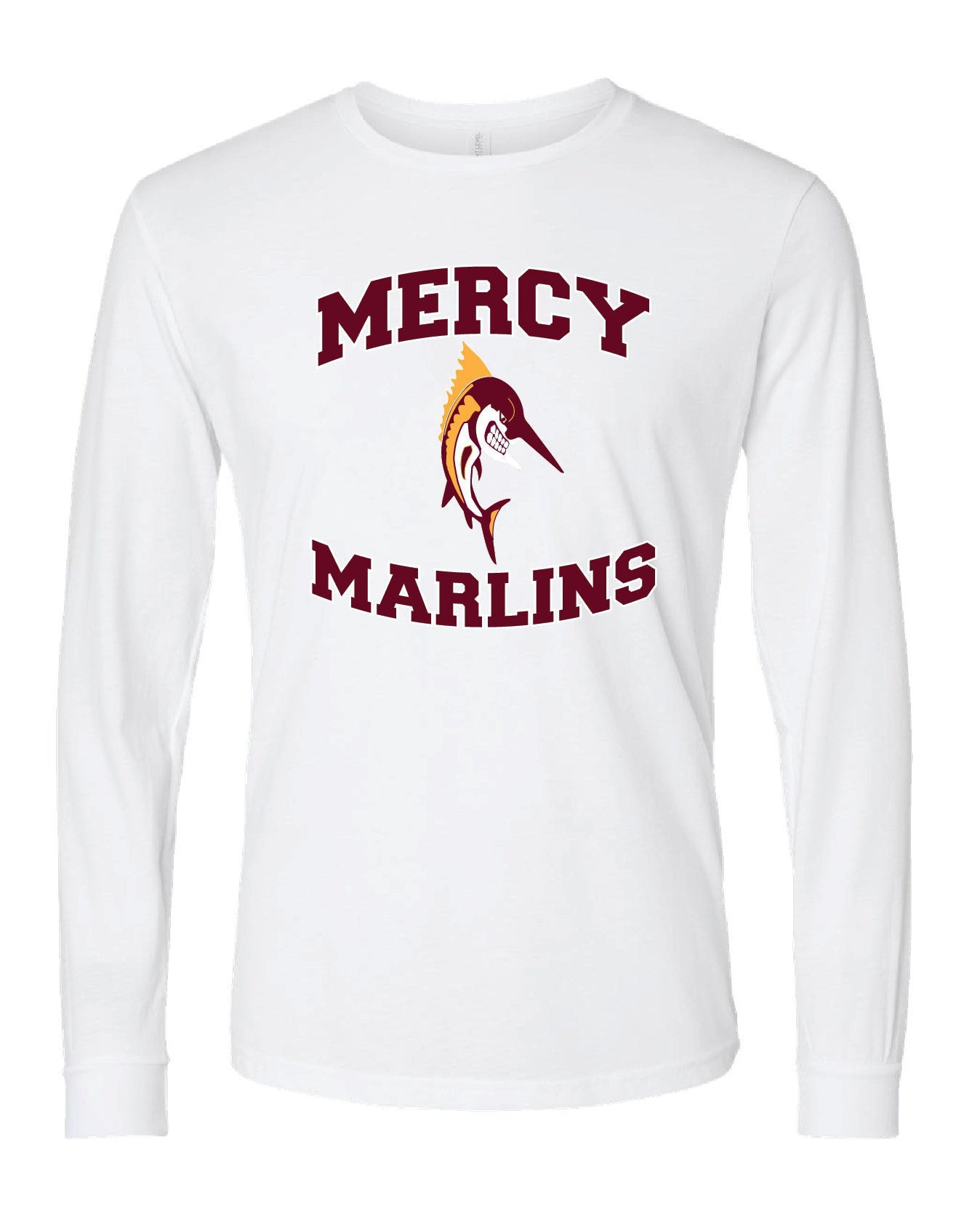 Mercy High School Unisex Blended Long Sleeve T-Shirt - Mato & Hash