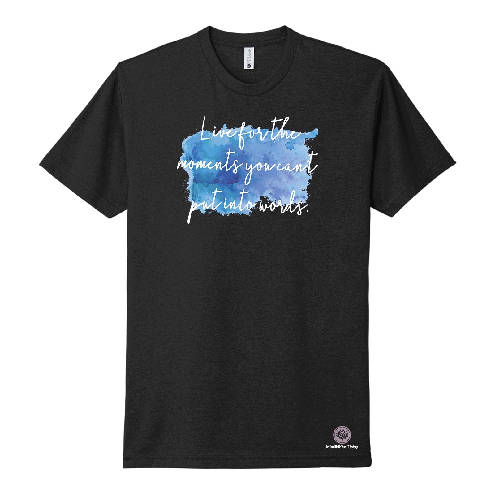 Mindfulbliss Living Live for the Moment Next Level Apparel® Unisex CVC Tee - Mato & Hash