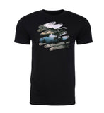 Mountain River - Brush Strokes Unisex T Shirts