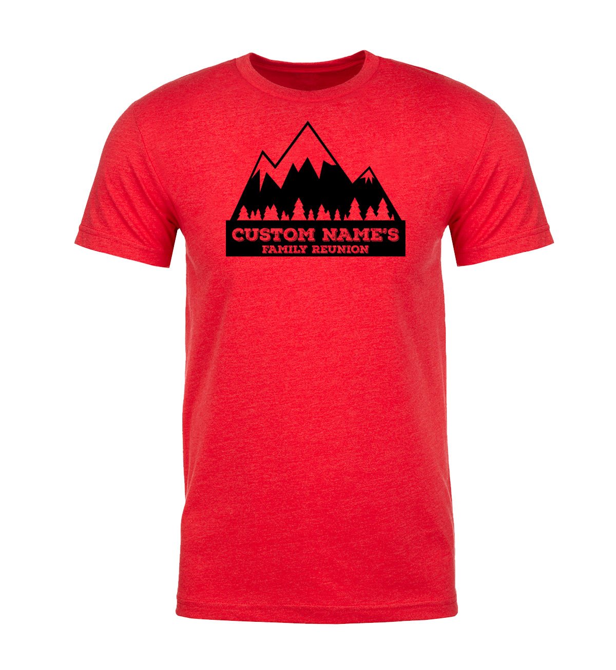 Mountains - Custom Name's Family Reunion Unisex T Shirts - Mato & Hash