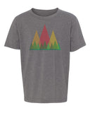 Mountains + Tree Line Kids T Shirts - Mato & Hash