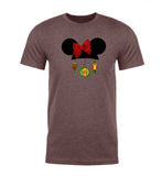 Mouse Ears + Bow & Ornaments Unisex Christmas T Shirts