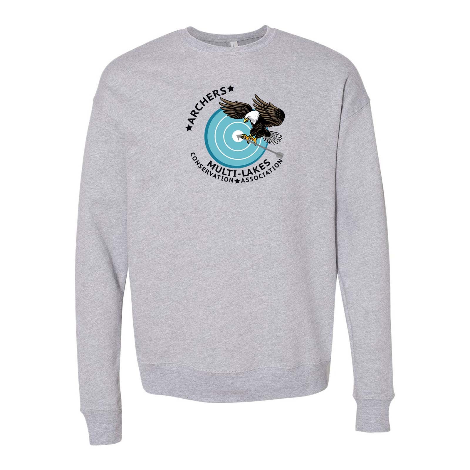 Multi-Lakes Bella + Canvas Unisex Cotton/Polyester Fleece Drop Shoulder Crew Neck Sweatshirt S2 - Mato & Hash