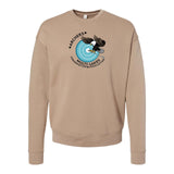 Multi-Lakes Bella + Canvas Unisex Cotton/Polyester Fleece Drop Shoulder Crew Neck Sweatshirt Center Chest - Mato & Hash