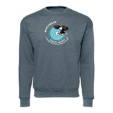 Multi-Lakes Bella + Canvas Unisex Cotton/Polyester Fleece Drop Shoulder Crew Neck Sweatshirt Center Chest - Mato & Hash