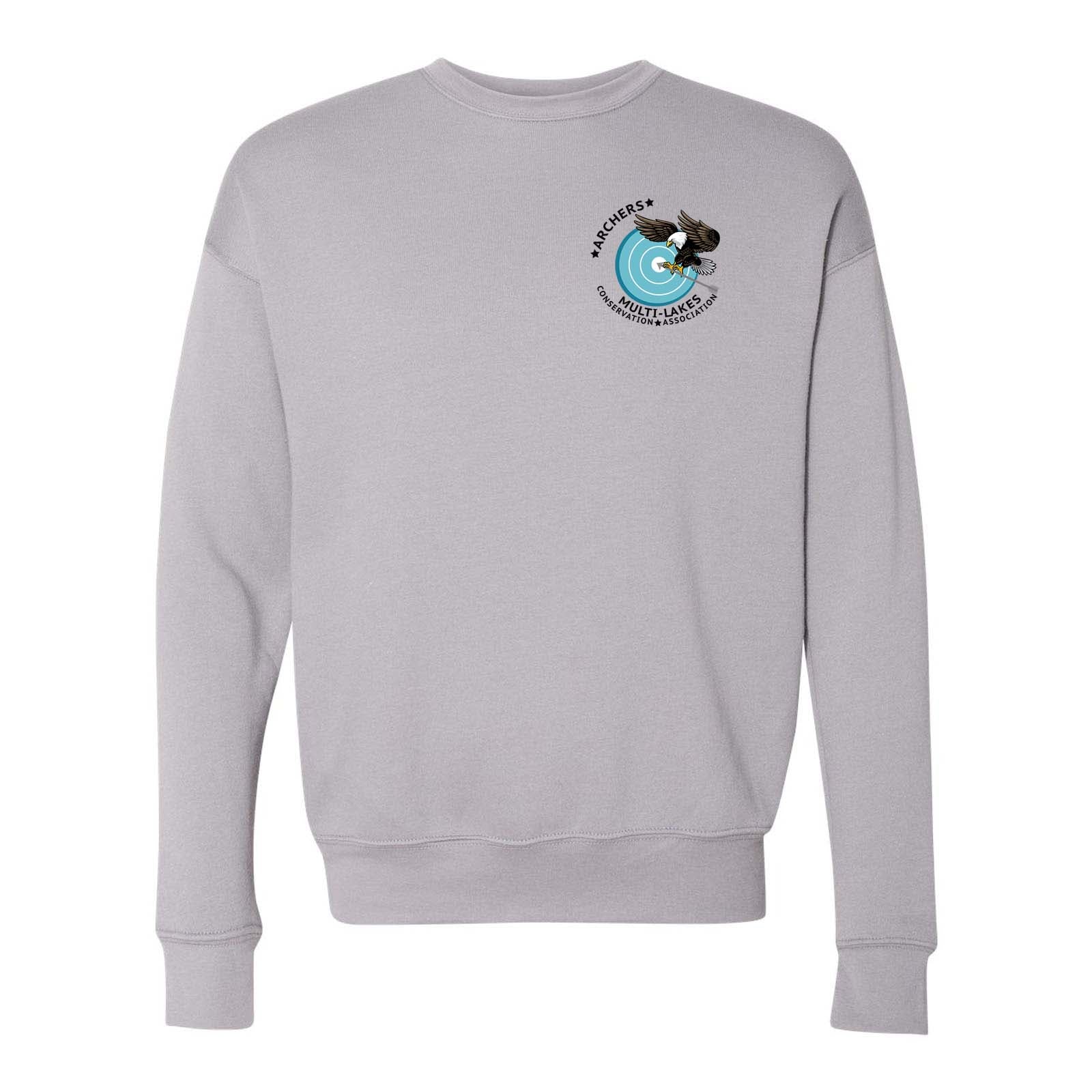 Multi-Lakes Bella + Canvas Unisex Cotton/Polyester Fleece Drop Shoulder Crew Neck Sweatshirt Left Chest - Mato & Hash
