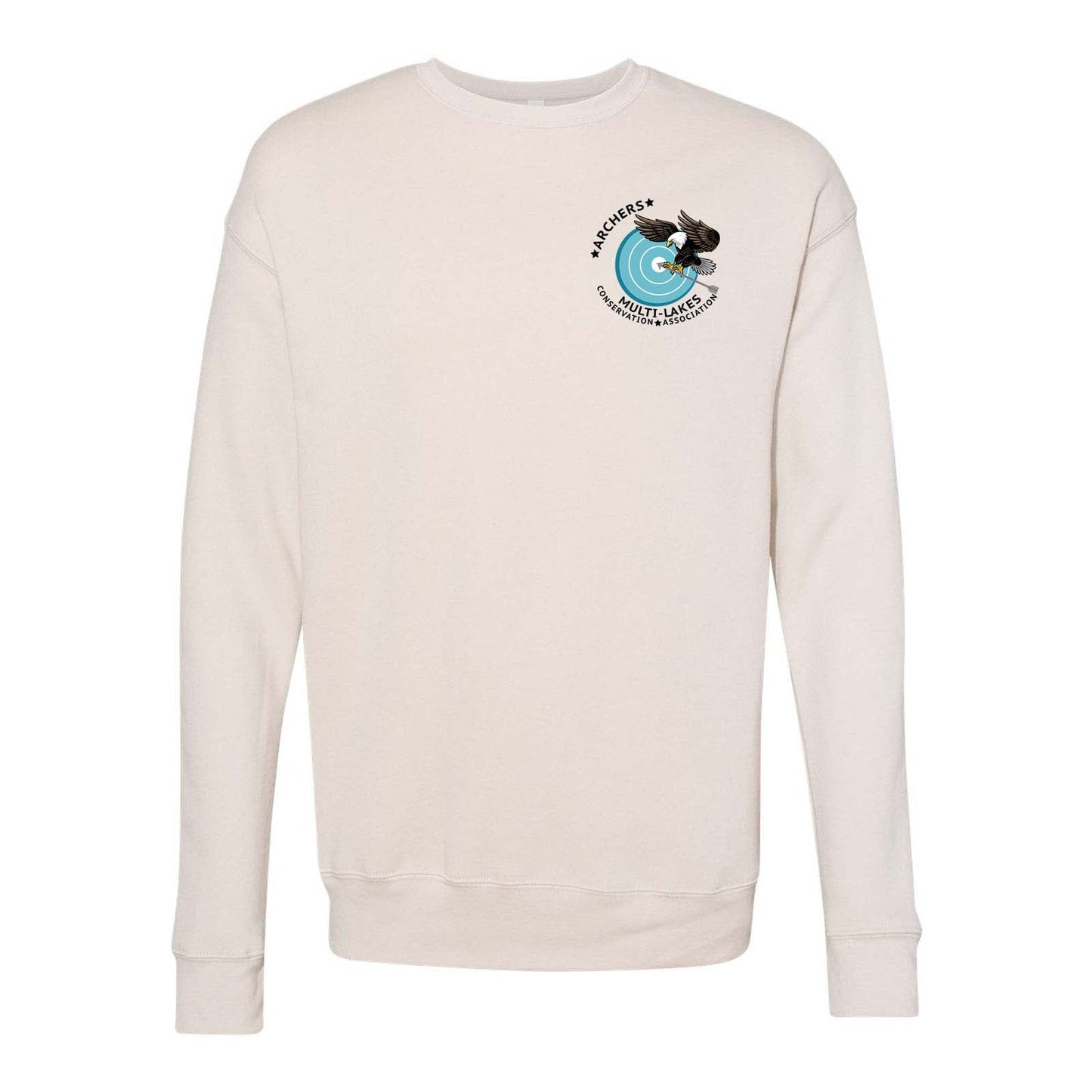 Multi-Lakes Bella + Canvas Unisex Cotton/Polyester Fleece Drop Shoulder Crew Neck Sweatshirt Left Chest - Mato & Hash