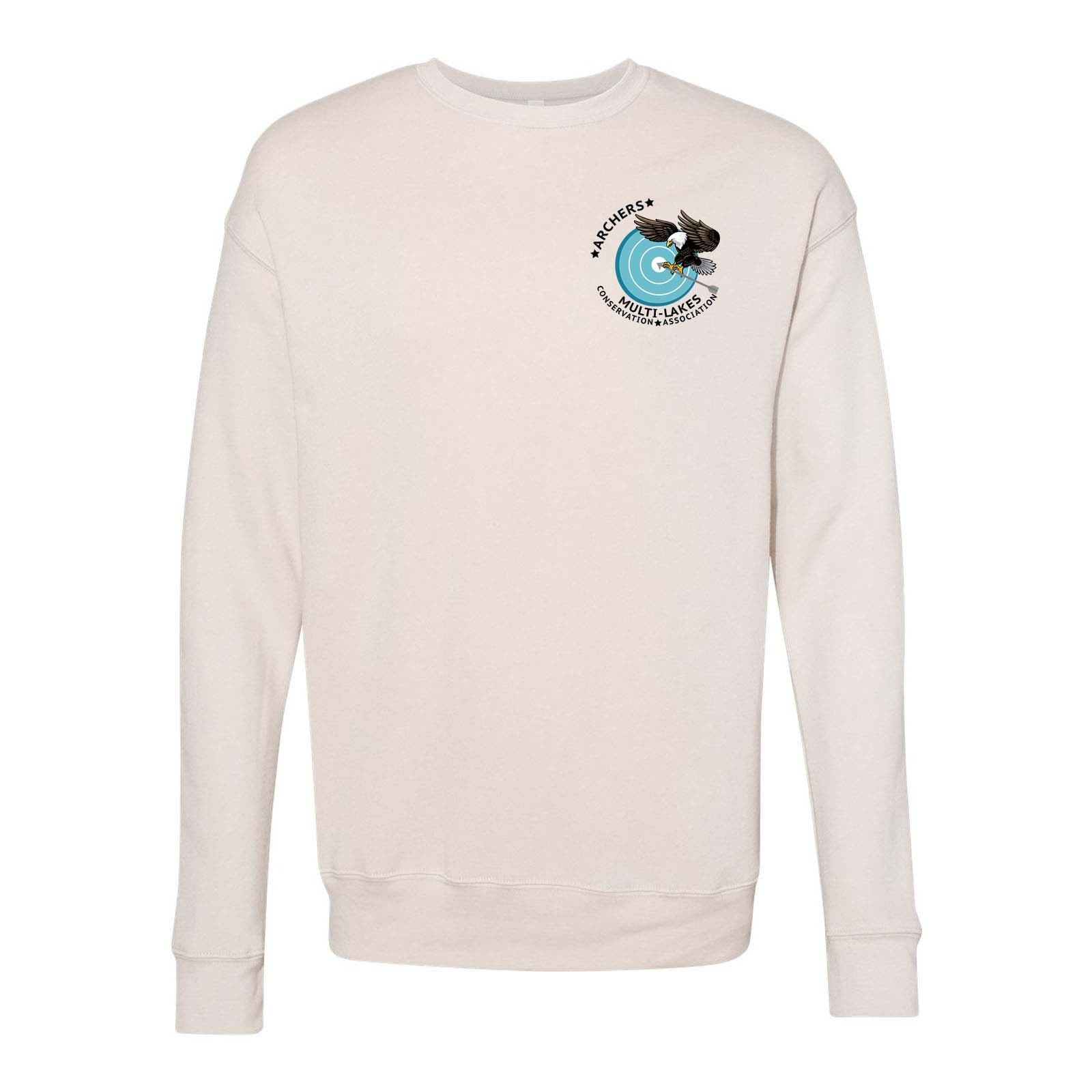 Multi-Lakes Bella + Canvas Unisex Cotton/Polyester Fleece Drop Shoulder Crew Neck Sweatshirt Left Chest - Mato & Hash