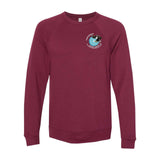 Multi-Lakes Bella + Canvas Unisex Cotton/Polyester Fleece Raglan Crewneck Sweatshirt Left Chest - Mato & Hash