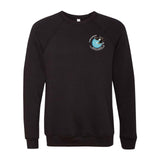 Multi-Lakes Bella + Canvas Unisex Cotton/Polyester Fleece Raglan Crewneck Sweatshirt Left Chest - Mato & Hash