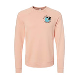 Multi-Lakes Bella + Canvas Unisex Cotton/Polyester Fleece Raglan Crewneck Sweatshirt Left Chest - Mato & Hash