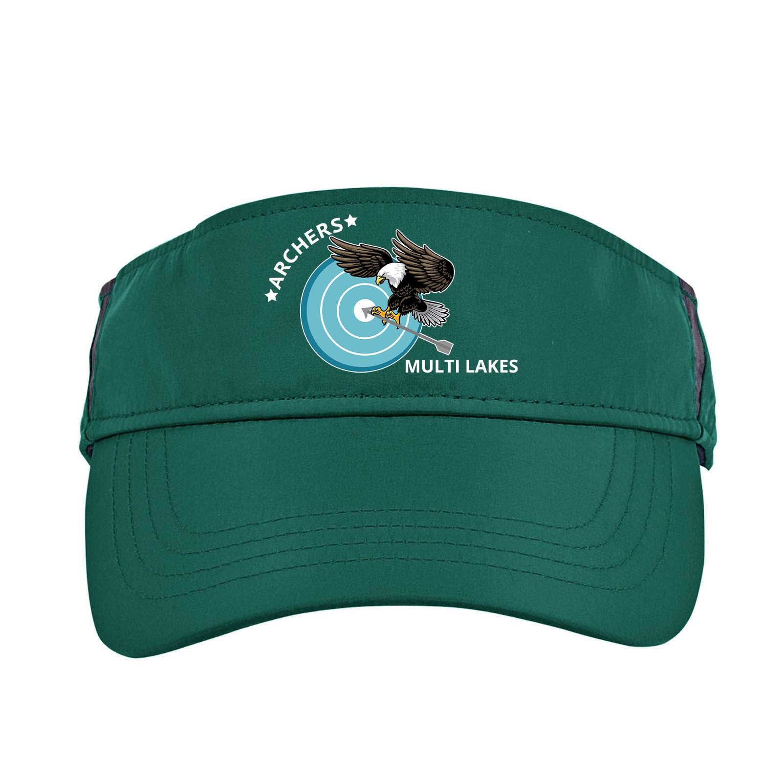 Multi-Lakes CORE365 Adult Drive Performance Visor - Mato & Hash