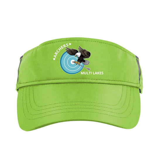 Multi-Lakes CORE365 Adult Drive Performance Visor - Mato & Hash
