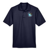 Multi-Lakes Devon & Jones CrownLux Performance Polyester/Cotton Blend Men's Plaited Polo T-Shirt Embroidery - Mato & Hash