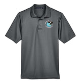 Multi-Lakes Devon & Jones CrownLux Performance Polyester/Cotton Blend Men's Plaited Polo T-Shirt Embroidery - Mato & Hash