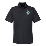 Multi-Lakes Devon & Jones CrownLux Performance Polyester/Cotton Blend Men's Plaited Polo T-Shirt Embroidery