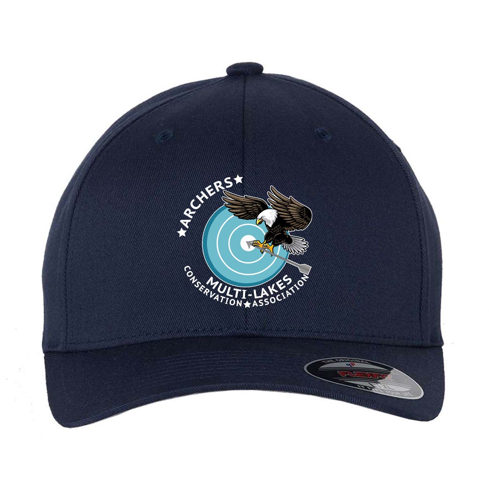 Multi-Lakes Flexfit Cotton Blend Cap Embroidery - Mato & Hash