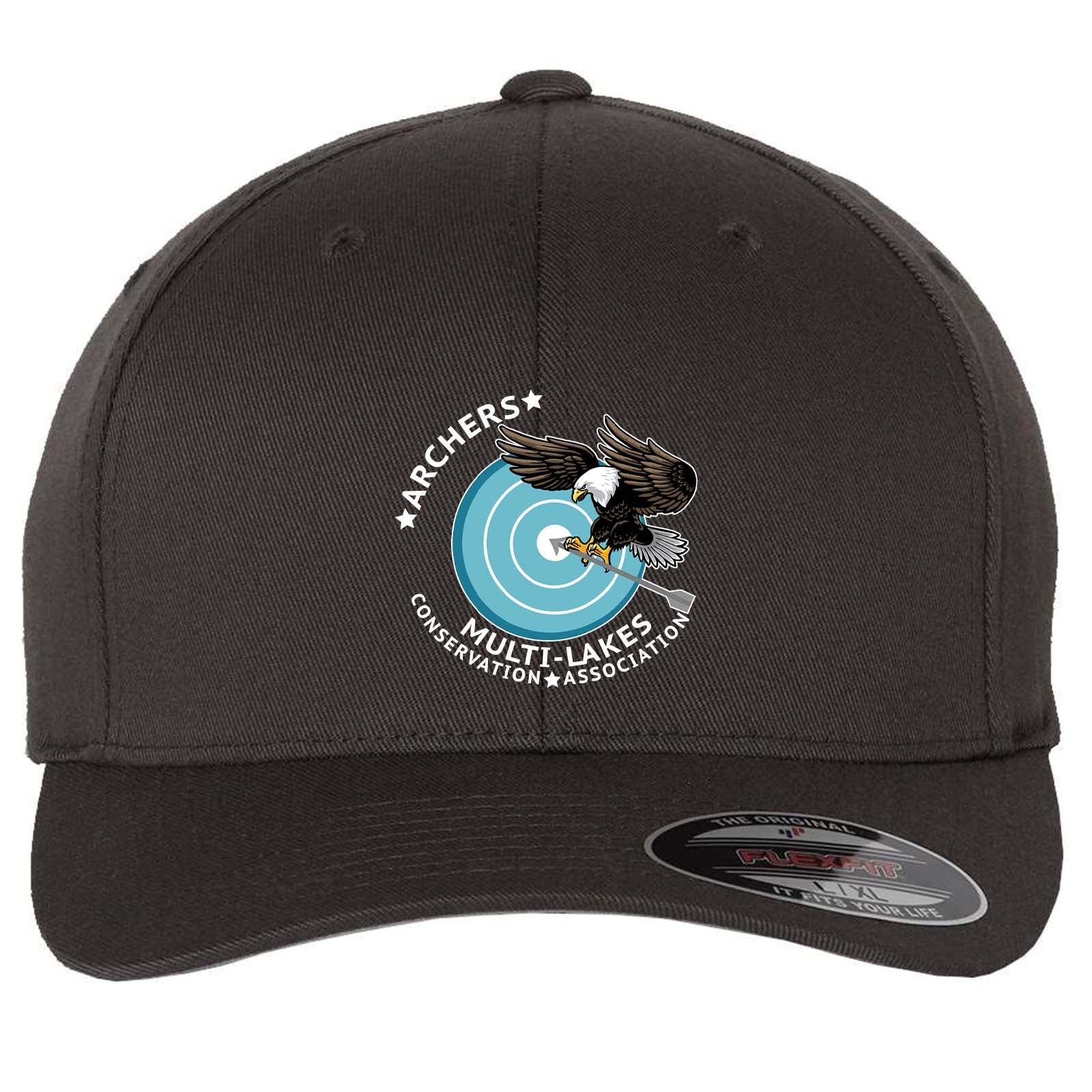 Multi-Lakes Flexfit Cotton Blend Cap Embroidery - Mato & Hash