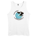 Multi-Lakes Full Chest Printed Unisex Cotton Jersey Tank Top - Mato & Hash