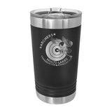 Multi-Lakes Laser Engraved 16oz Pint with Sliding Lid