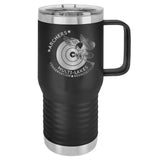 Multi-Lakes Laser Engraved 20oz Travel Tumbler with Handle - Mato & Hash