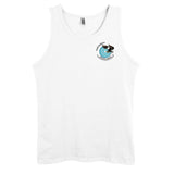 Multi-Lakes Left Chest Printed Unisex Cotton Jersey Tank Top - Mato & Hash