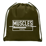 Muscles Loading Mini Polyester Drawstring Bag - Mato & Hash
