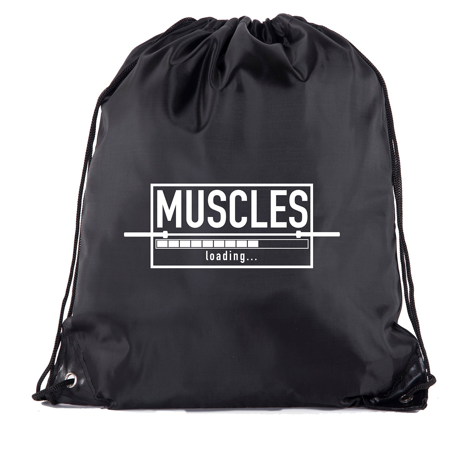Muscles Loading Polyester Drawstring Bag - Mato & Hash