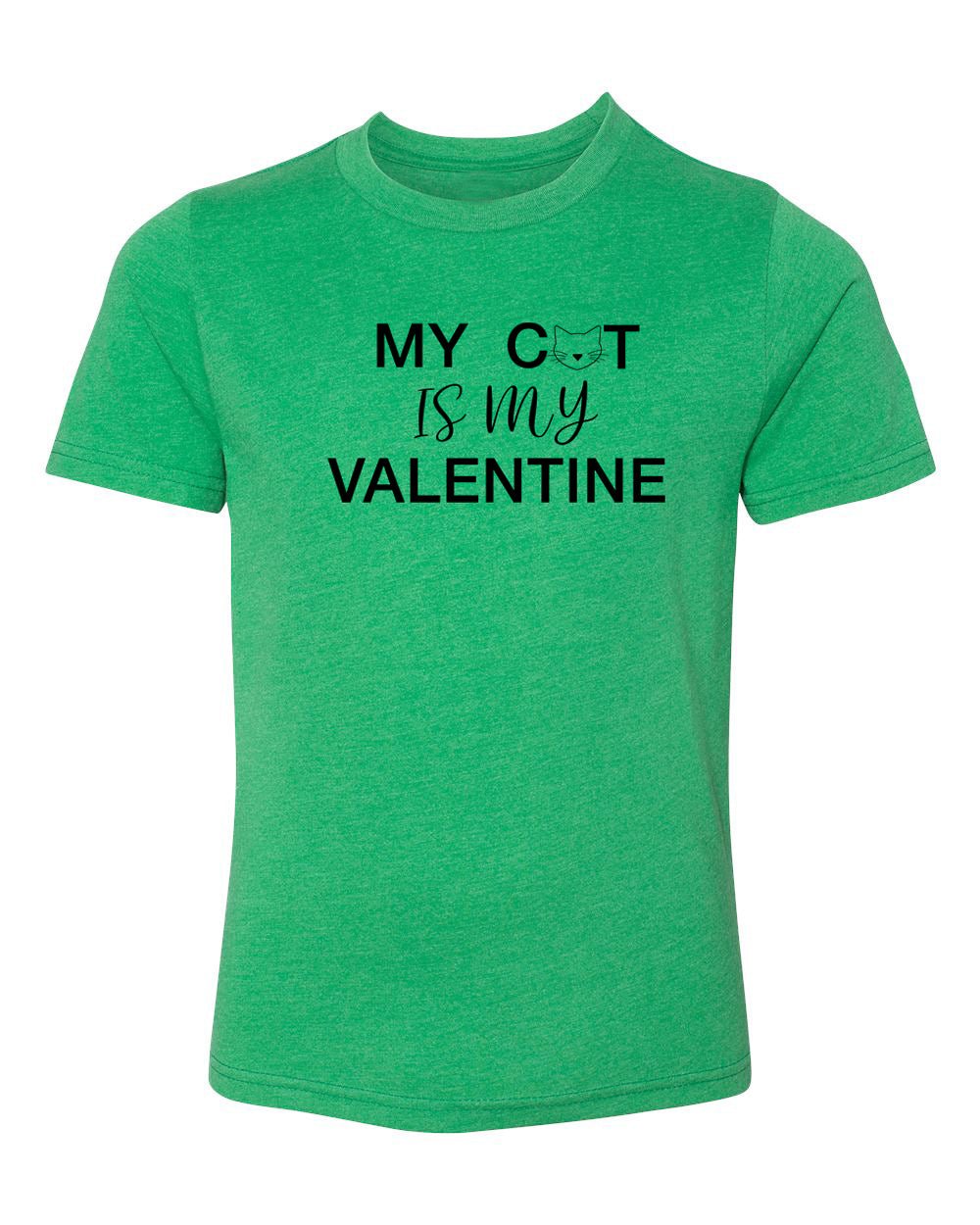 My Cat Is My Valentine Kids T Shirts - Mato & Hash