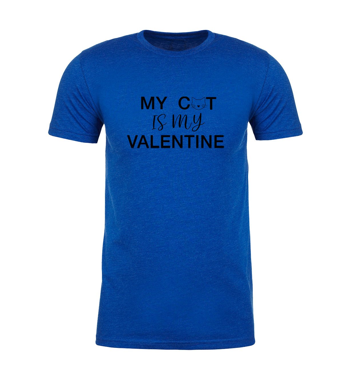 My Cat Is My Valentine Unisex T Shirts - Mato & Hash