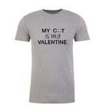 My Cat Is My Valentine Unisex T Shirts - Mato & Hash