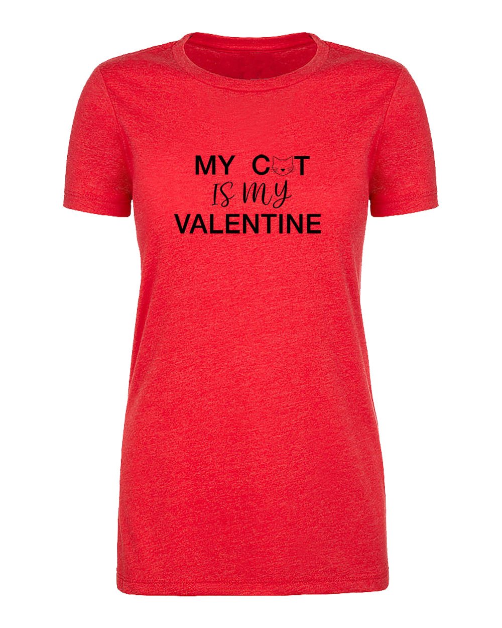 My Cat Is My Valentine Womens T Shirts - Mato & Hash