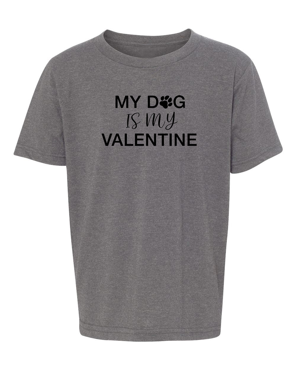 My Dog Is My Valentine Kids T Shirts - Mato & Hash