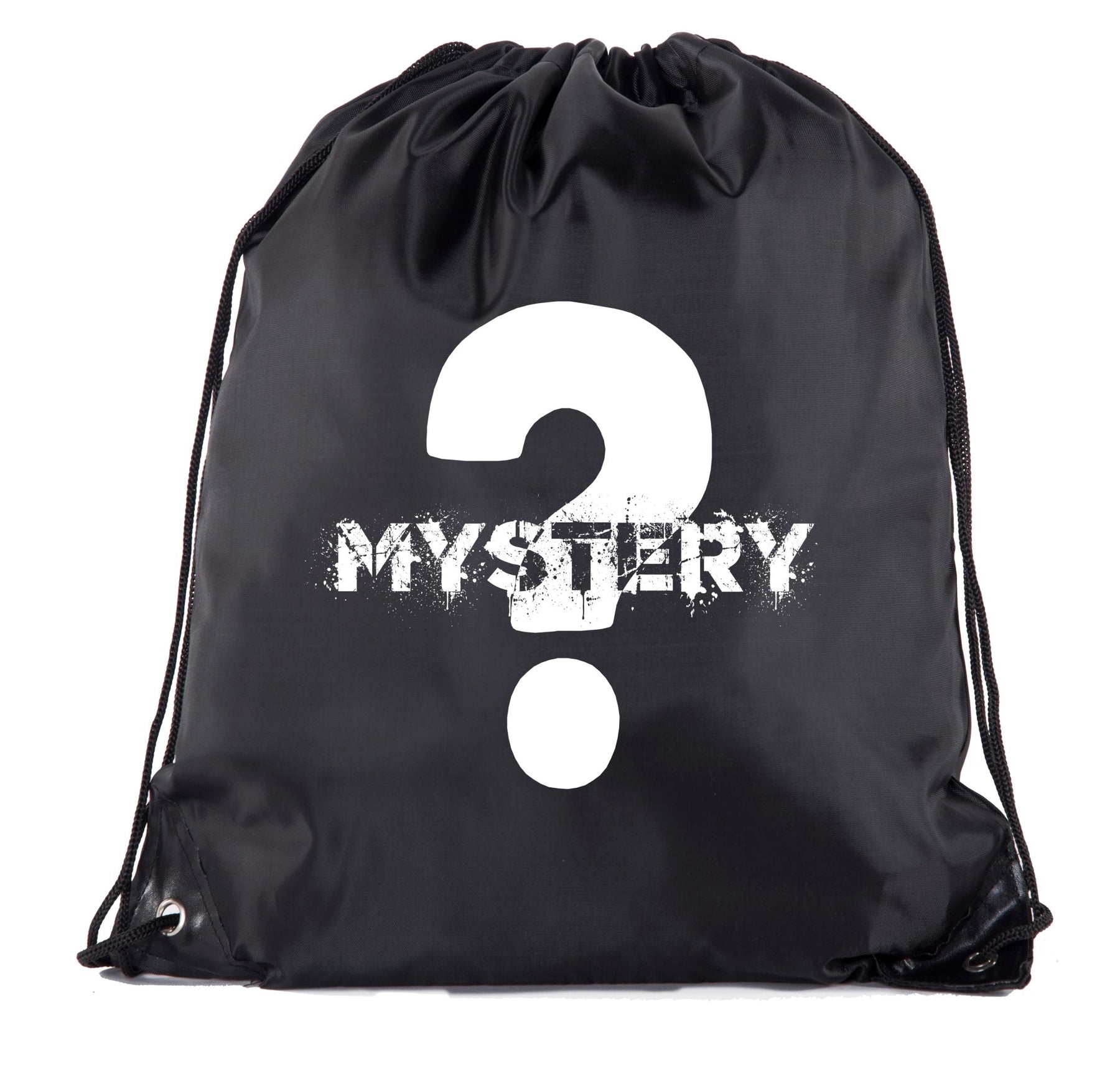 Mystery Question Mark Polyester Drawstring Bag - Mato & Hash