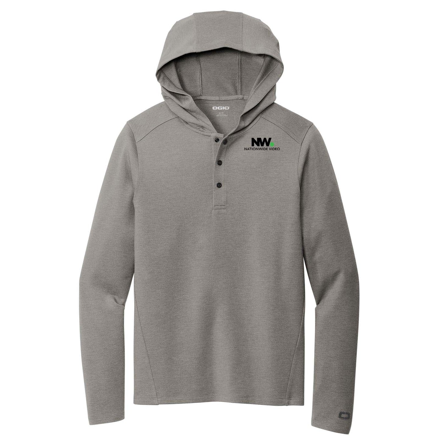 Nationwide OGIO® Luuma Flex Hooded Henley Embroidery - Mato & Hash