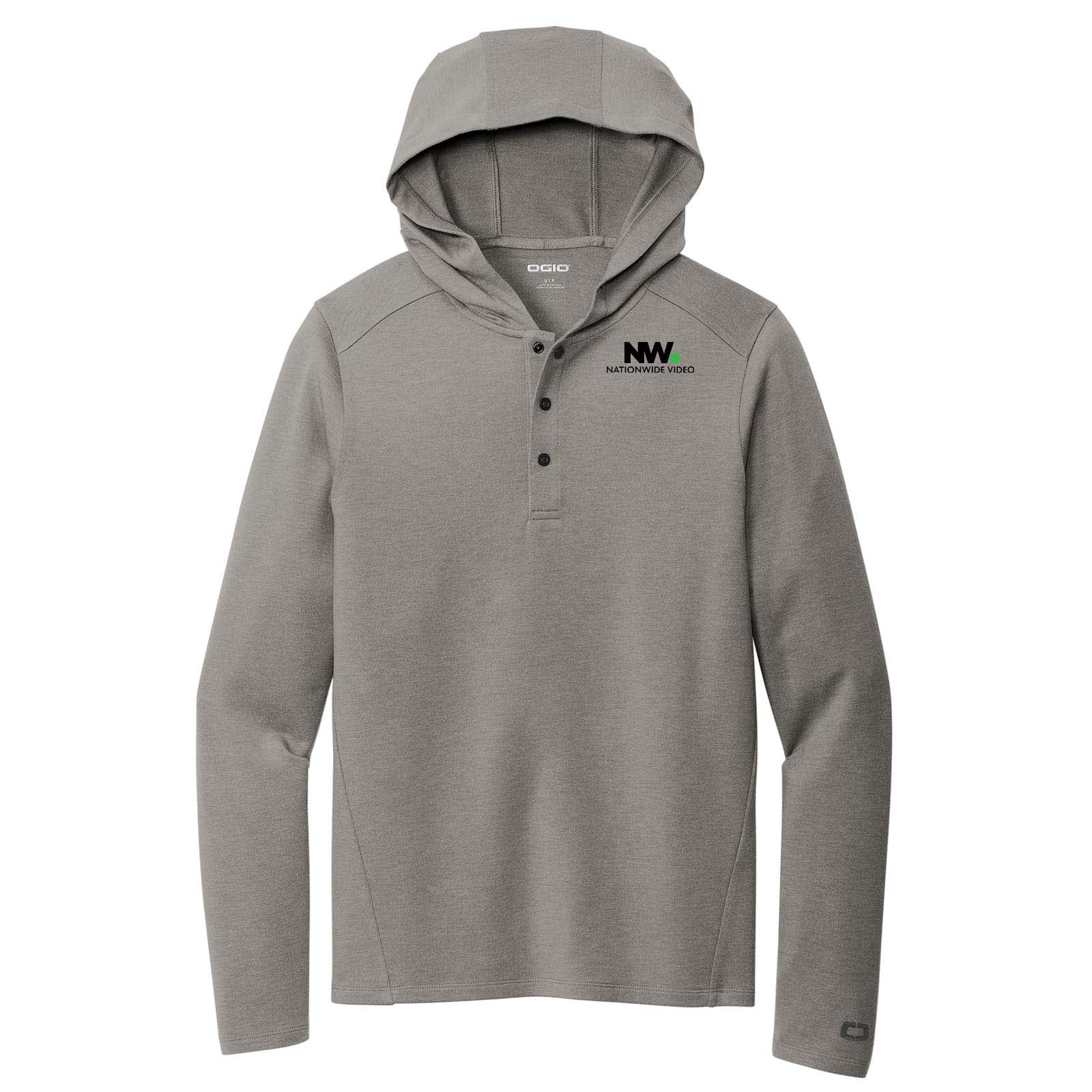 Nationwide OGIO® Luuma Flex Hooded Henley Embroidery - Mato & Hash