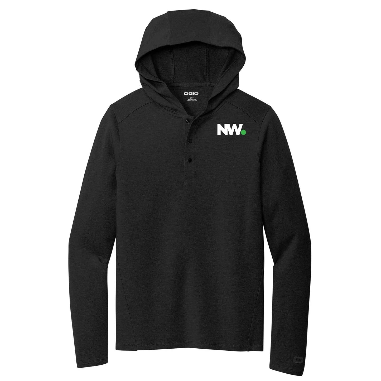 Nationwide OGIO® Luuma Flex Hooded Henley Embroidery - Mato & Hash