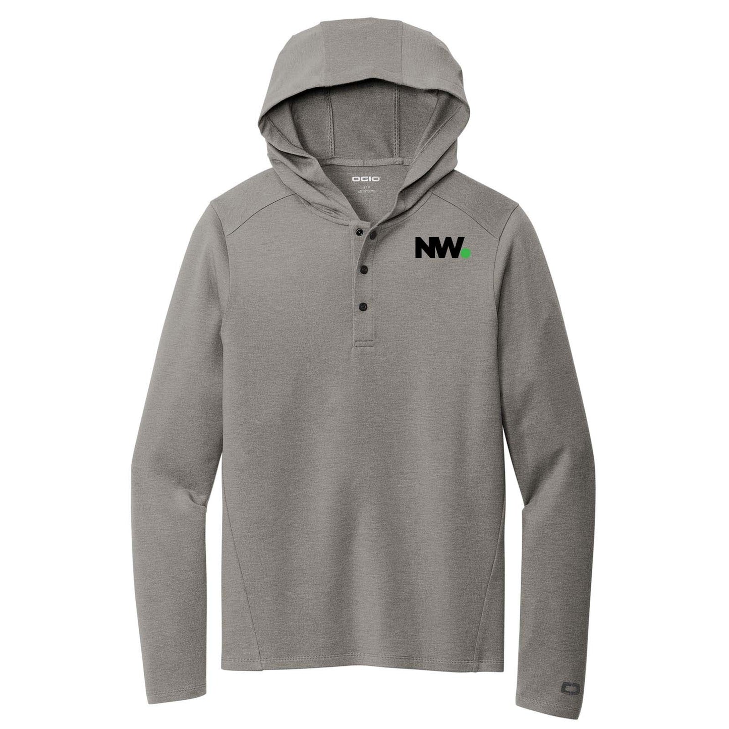 Nationwide OGIO® Luuma Flex Hooded Henley Embroidery - Mato & Hash