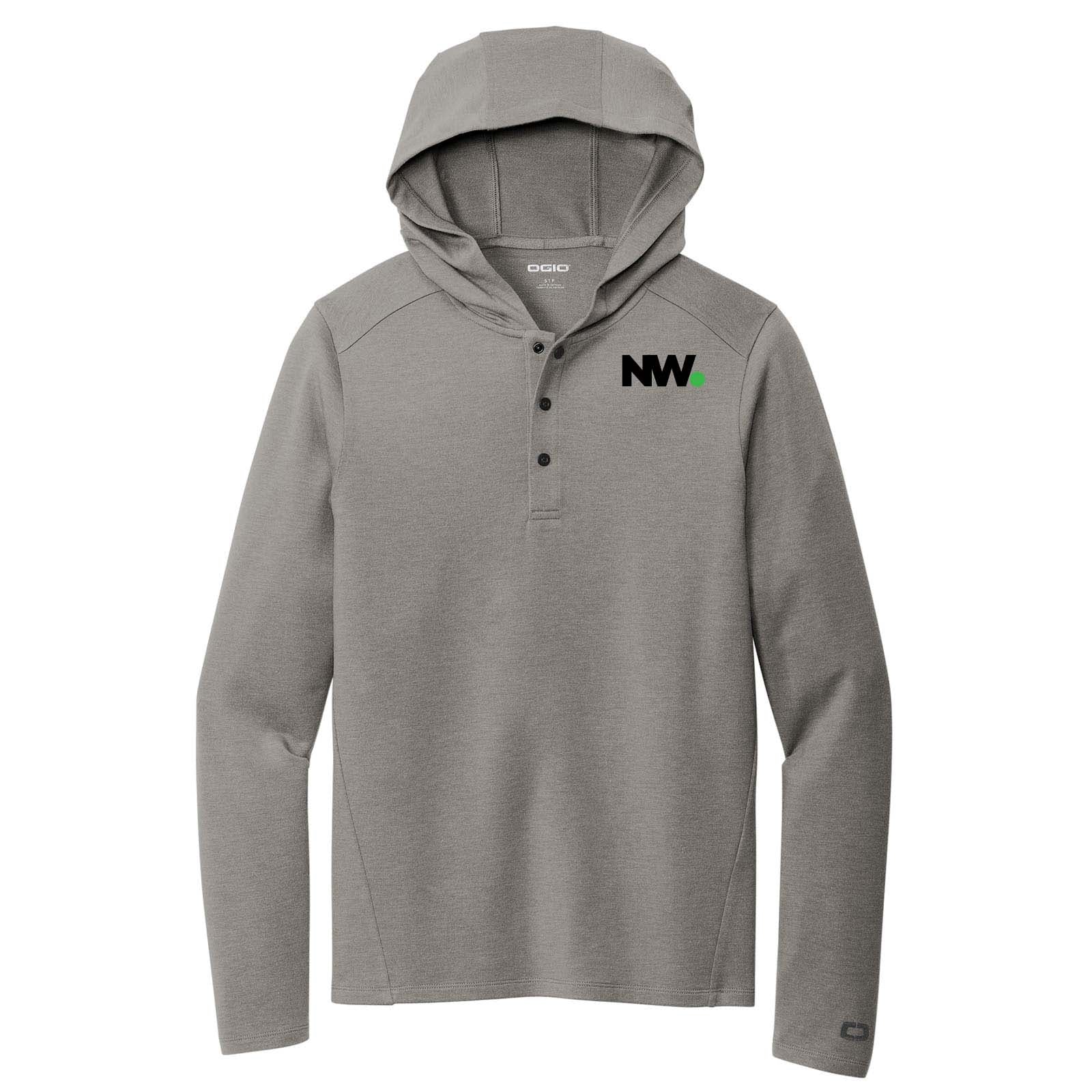 Nationwide OGIO® Luuma Flex Hooded Henley Embroidery - Mato & Hash