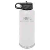 NationWide Video Laser Engraved 32oz Water Bottle with Flip Lid - Mato & Hash