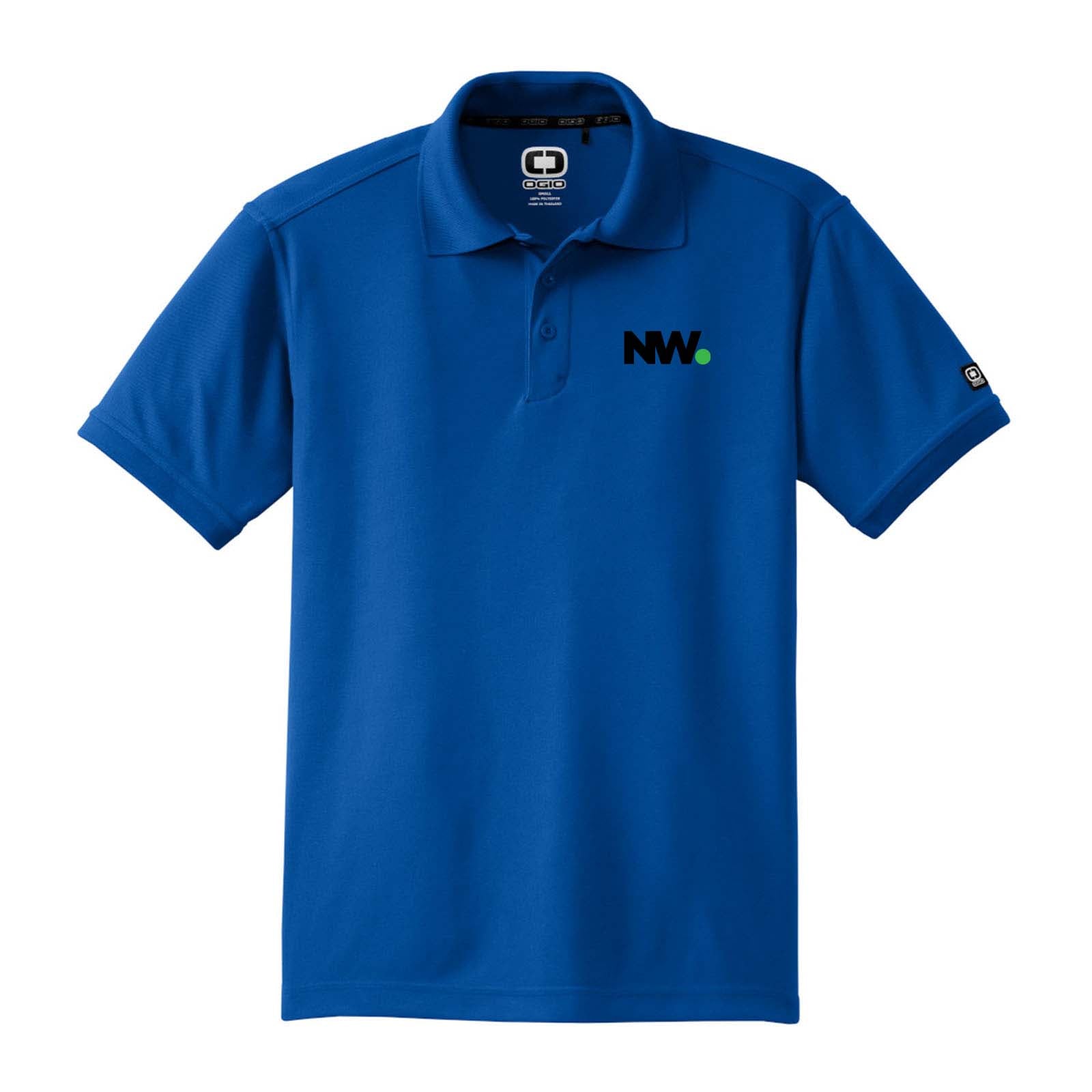Nationwide Video Logo Embroidered Men's 100% Polyester Caliber 2.0 Polo T-Shirt - Mato & Hash