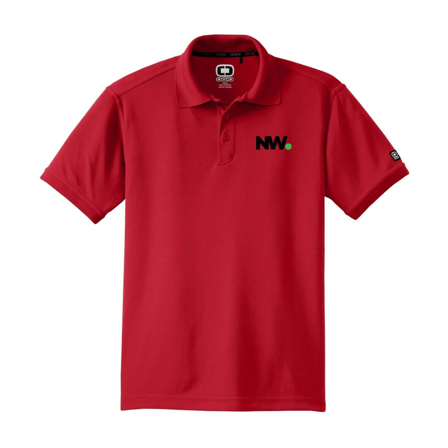 Nationwide Video Logo Embroidered Men's 100% Polyester Caliber 2.0 Polo T-Shirt - Mato & Hash