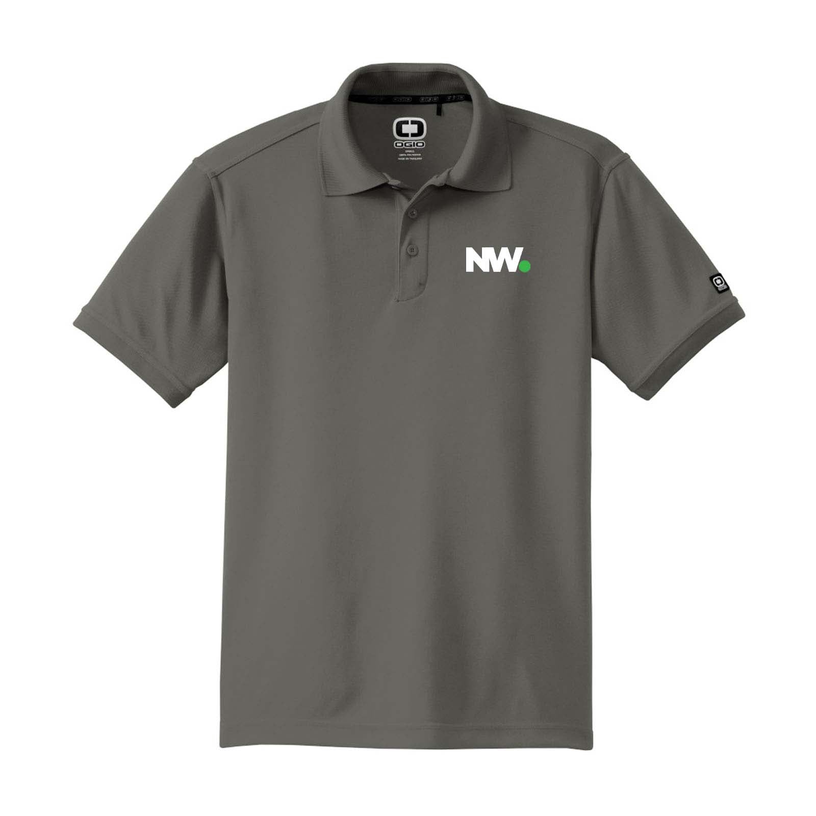 Nationwide Video Logo Embroidered Men's 100% Polyester Caliber 2.0 Polo T-Shirt - Mato & Hash