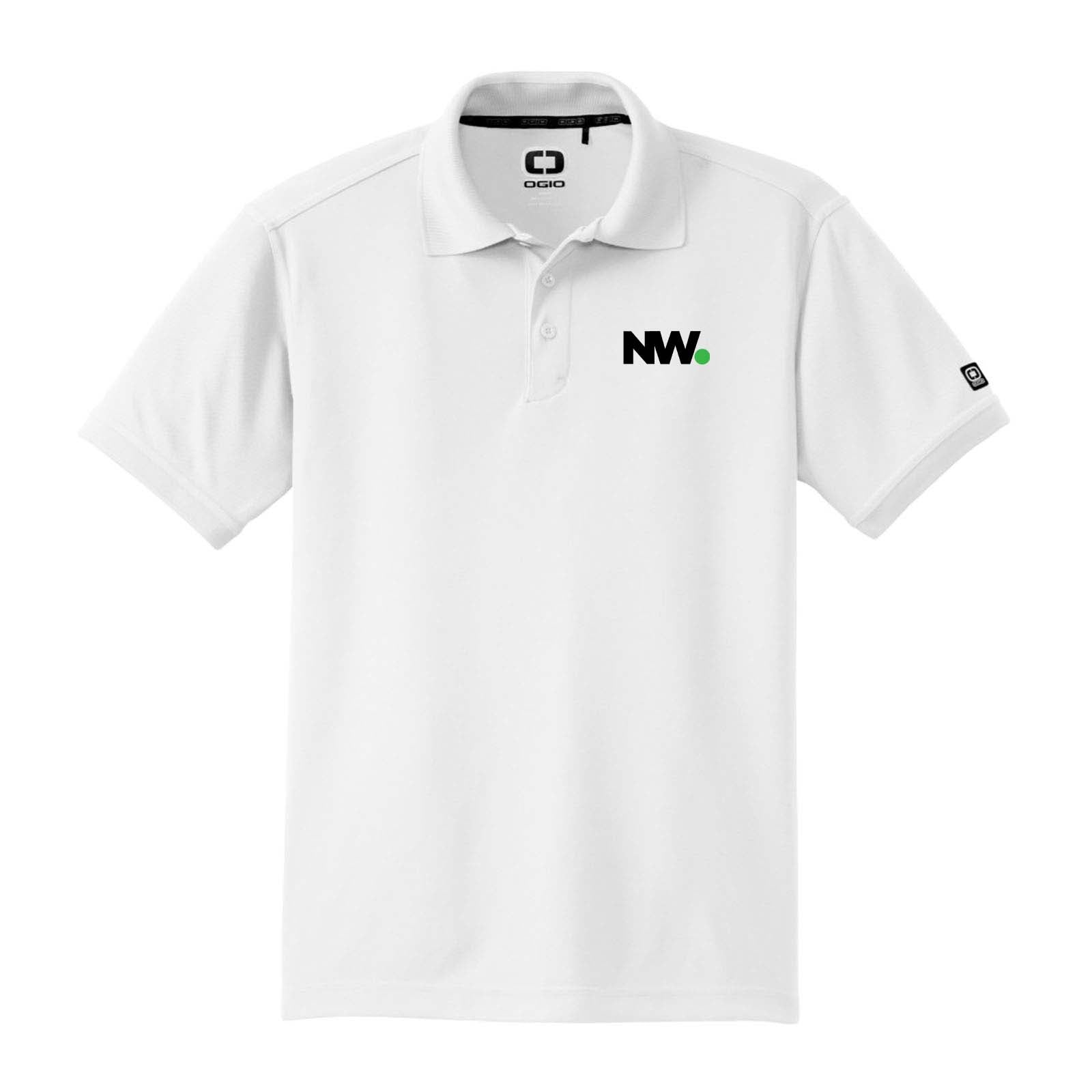 Nationwide Video Logo Embroidered Men's 100% Polyester Caliber 2.0 Polo T-Shirt - Mato & Hash