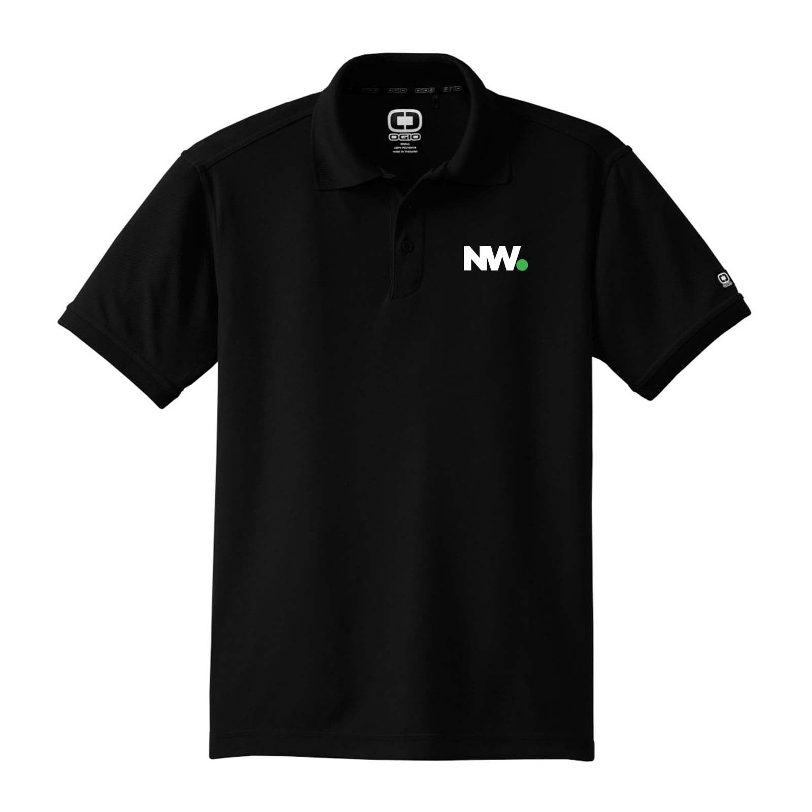 Nationwide Video Logo Embroidered Men's 100% Polyester Caliber 2.0 Polo T-Shirt - Mato & Hash